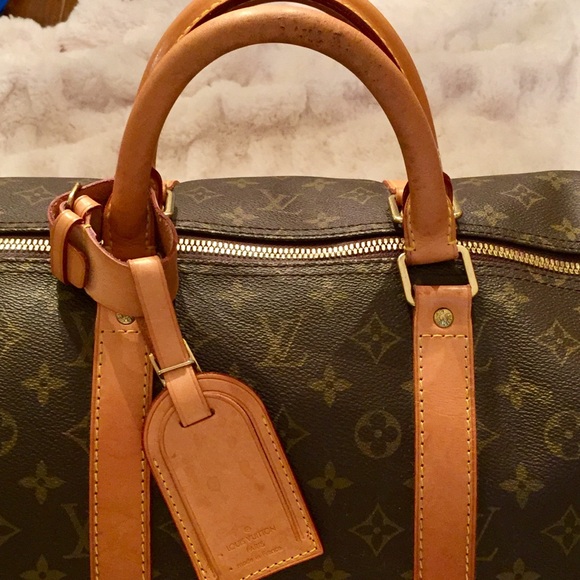 LOUIS VUITTON MONOGRAM CANVAS KEEPALL 55 - Picture 5 of 8